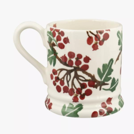 Emma Bridgewater Hawthorn Berries Robin 1/2 Pint Mug