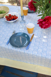 Rozablue Tafellaken - Seashell Blue - 160 x 270 cm