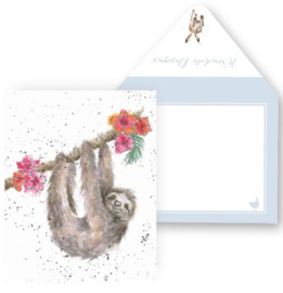 Wrendale Designs 'Hanging Around' miniature Card