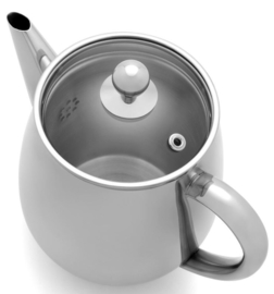 Bredemeijer Duet Eva 1,1 liter -Glanzend RVS- inclusief theefilter