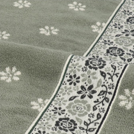 Bunzlau Kitchen Towel - Belle Fleur Dark Green