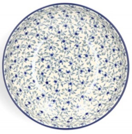 Bunzlau Serving Bowl 1250 ml Ø 22,5 cm Blue Olive