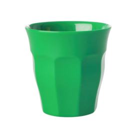 Rice Solid Colored Medium Melamine Cup in Forest Green