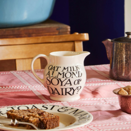 Emma Bridgewater Black Toast Soya Or Dairy 1/2 Pint Jug