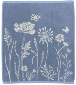 Bunzlau Kitchen Towel Wild Flowers Grey-Blue
