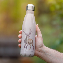 Wrendale Designs 'Portrait of a Stag' Stag Water Bottle 500 ml