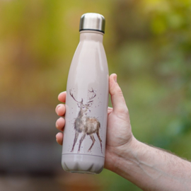 Wrendale Designs 'Portrait of a Stag' Stag Water Bottle 500 ml *b-keuze*