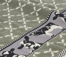 Bunzlau Kitchen Towel - Cows Dark Green