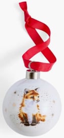 Wrendale Designs Christmas Bauble 'Baby's First Christmas' - 2026 - Bladgoud - Limited Edition