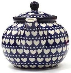 Bunzlau Teapot 1300 ml Blue Valentine