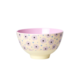 Rice Small Melamine Bowl - Flower Print