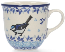 Bunzlau Tulip Mug 200 ml Lovely Bird -Limited Edition-