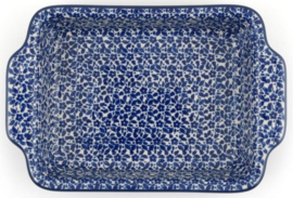 Bunzlau Baking Dish with Handles 1200 ml 5 x 28 x 18,5 cm Indigo