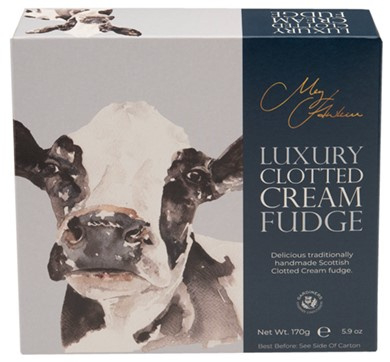 Gardiners of Scotland Clotted Cream Fudge 170 gr -Fresian Cow-