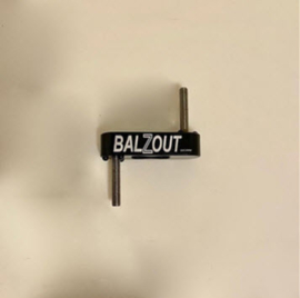 Balzout 4" arm reverse knuckle zwart