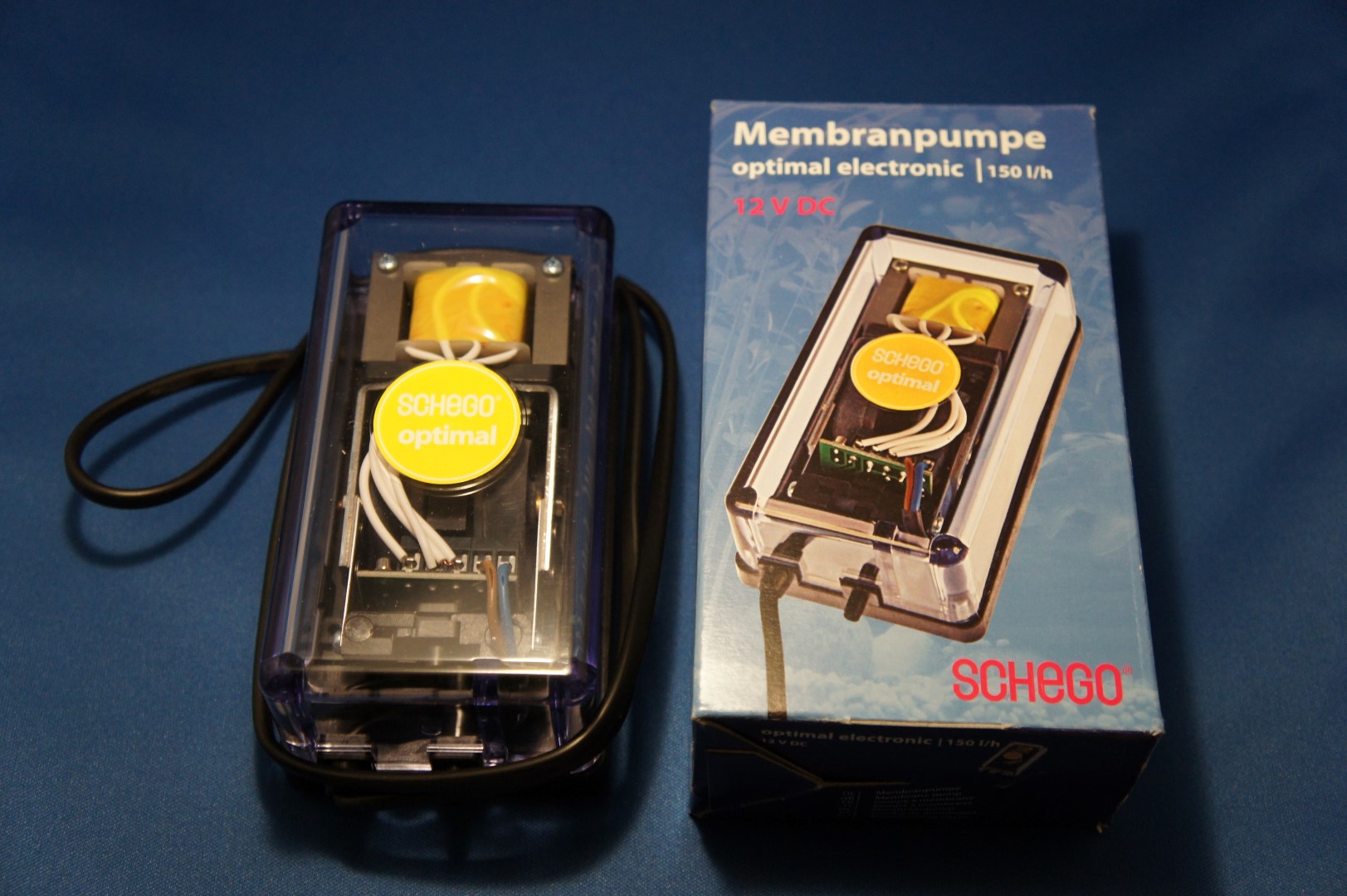 Schego optimal 12volt zuurstofpomp met 12v stekker