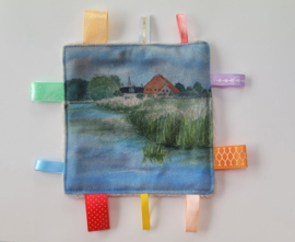 labeldoekje landschap