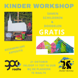 Kinderworkshop in het kader van 900 jaar Raalte