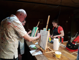 Resultaten: Dinsdag 23 april 2019 workshop schilderen in Collendoorn