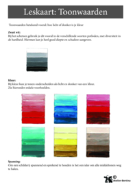 Stap voor stap tutorial: Kleur tonen maken met acrylverf