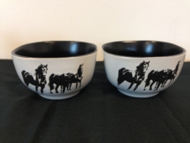 soup bowl / dish with horse