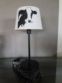 Koe lamp met ronde poot