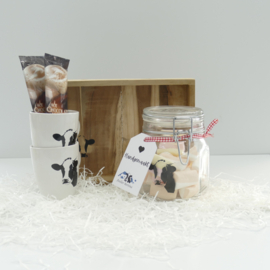 Koeien geschenken/cadeau pakket