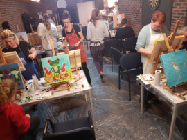 Resultaten november 2019 workshop schilderen op locatie