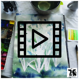 Live les / tutorial: narcis aquarel