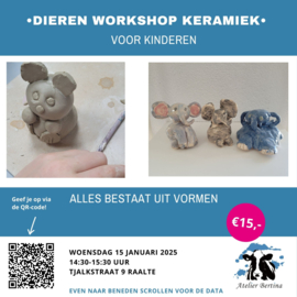 Kinderen: schilderen en keramiek