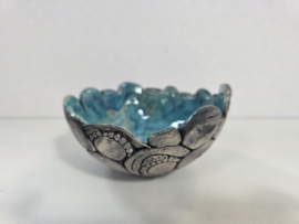 Schaal Blauw keramiek