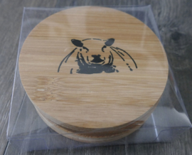 4 x coasters sheep