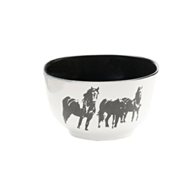 soup bowl / dish with horse