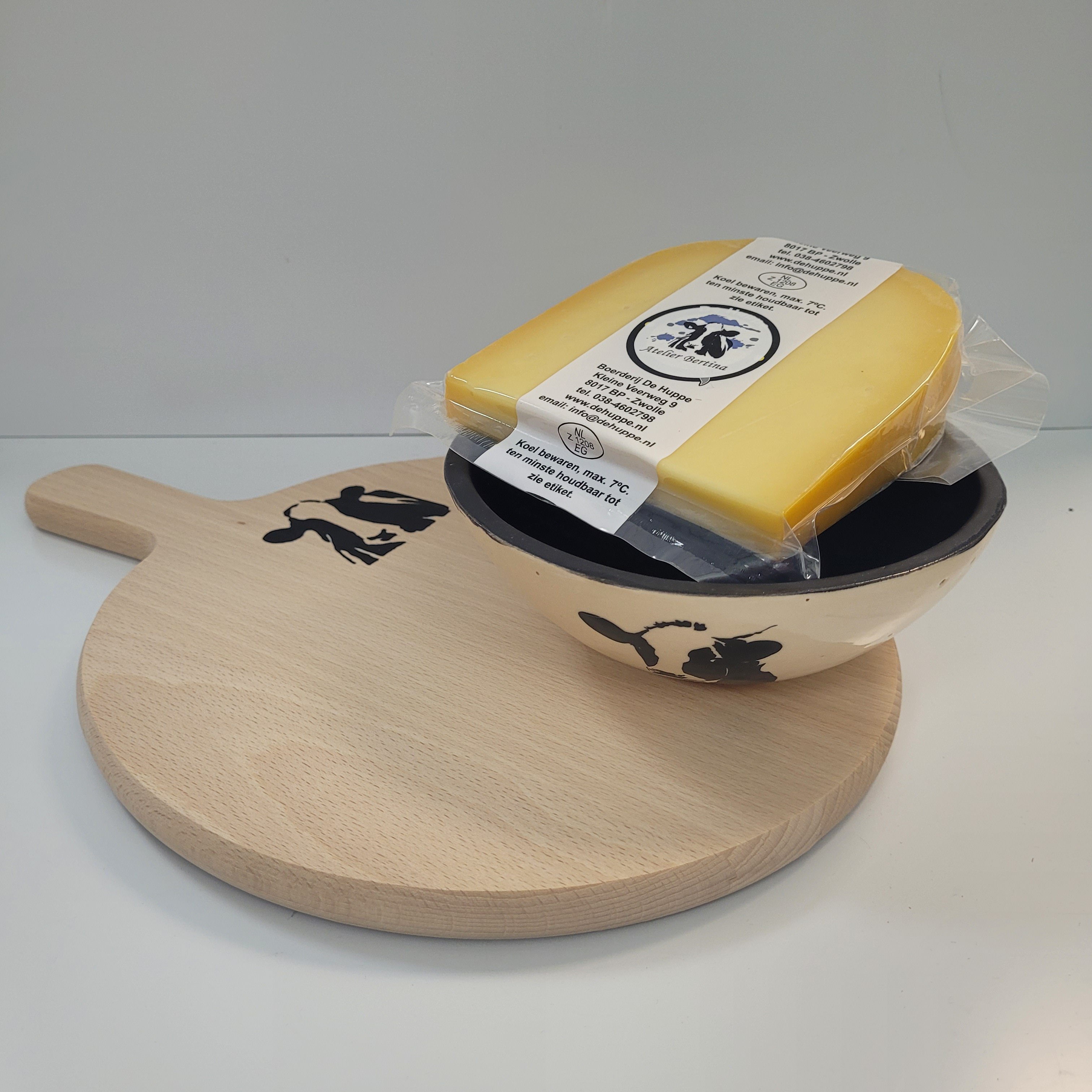 Koeien en kaas geschenken/cadeau pakket