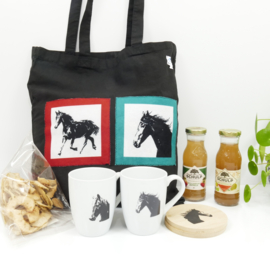 Friese paarden geschenken/cadeau pakket