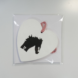 Hartje met paard