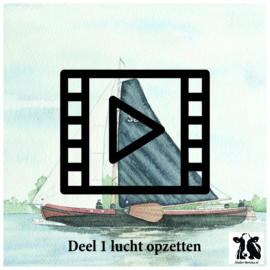 Live les / tutorial: luchtopzetten aquarel (zeilboot deel 1)