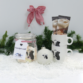 Koe kerst geschenken / cadeau pakket