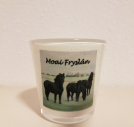 Sfeerlichtje 3 friese paarden (Moai Fryslân)