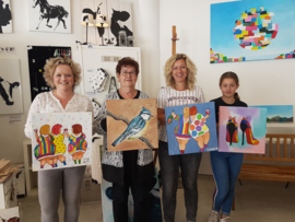 Resultaten: Zaterdag 4 mei 2019 workshop schilderen in Raalte Waag 10