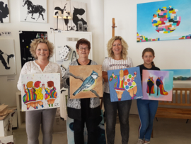 Resultaten: Zaterdag 4 mei 2019 workshop schilderen in Raalte Waag 10