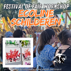 Ecoline schilder workshop festival / fair