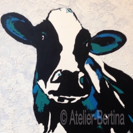 Cow acrylic painting