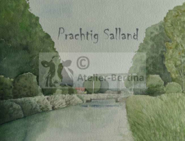 Ansichtkaart "Prachtig Salland"