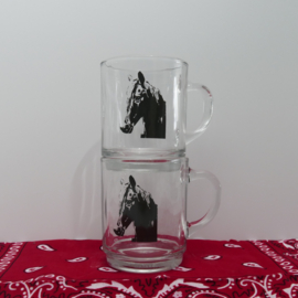 Paarden theeglas