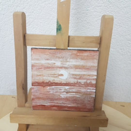 Zonsondergang: Mini aquarel