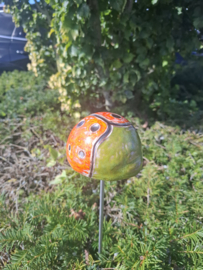 Lieveheersbeestje keramiek (tafel decoratie of tuinsteker)