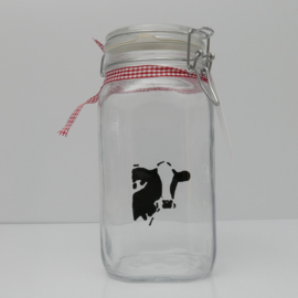 Jar with cow (small)