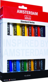 12 x 20ml Acrylverf Amsterdam