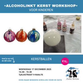 Woensdag 17 december 2025: Alcohol inkt op kerstballen voor kinderen